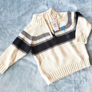 New The Children's Place 1/4 zip sweater Boy's 12 months